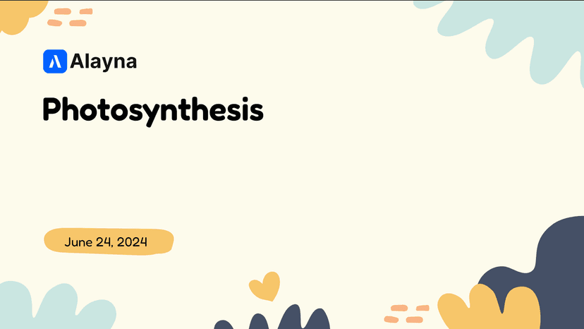 Photosynthesis Presentation